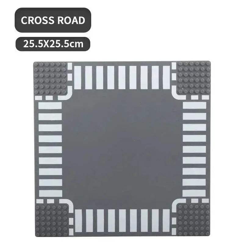 32X32 Classic Road Building Block Base Plate City View - ToylandEU