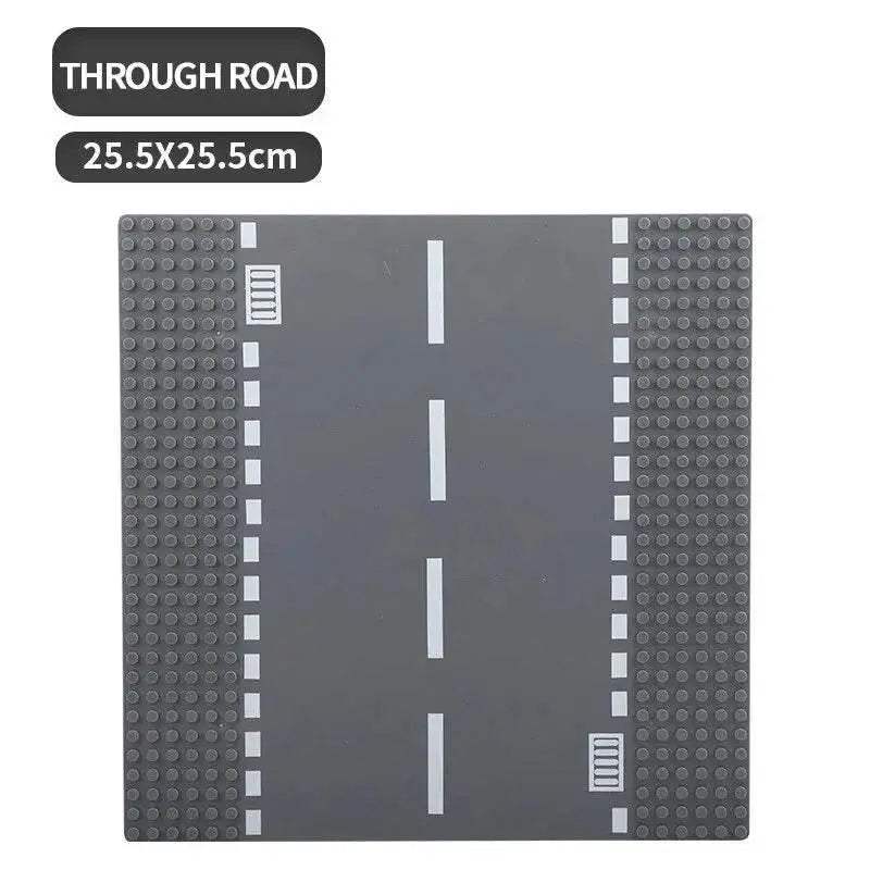 32X32 Classic Road Building Block Base Plate City View - ToylandEU