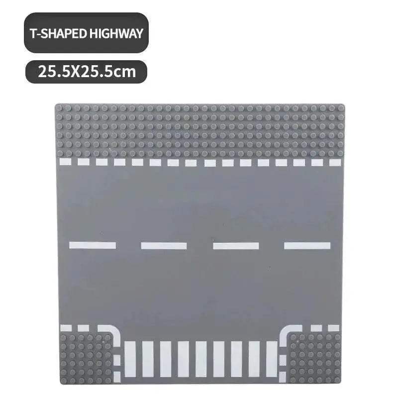 32X32 Classic Road Building Block Base Plate City View - ToylandEU