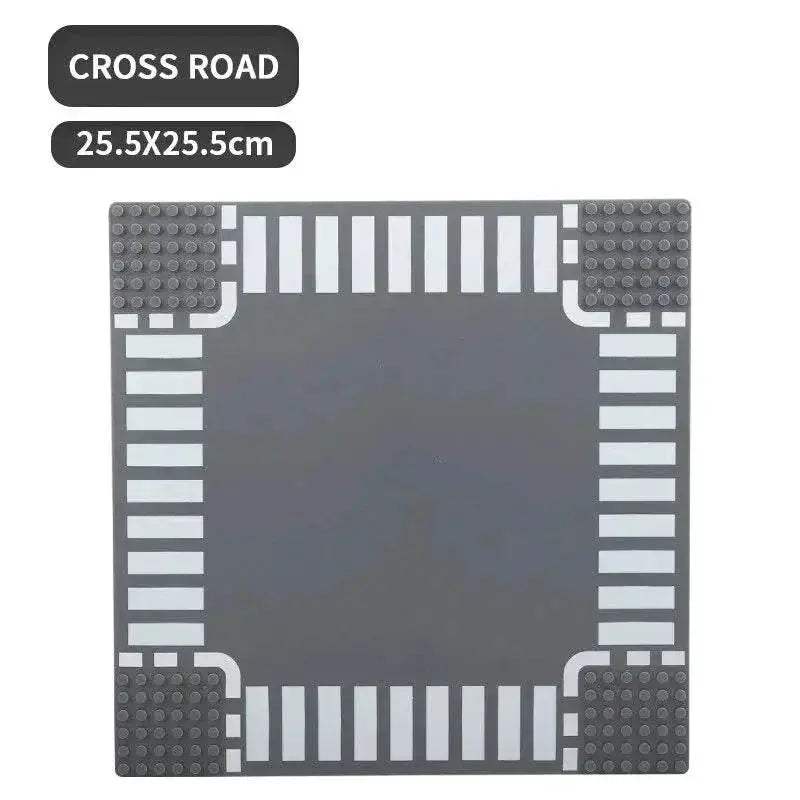 32X32 Classic Road Building Block Base Plate City View - ToylandEU