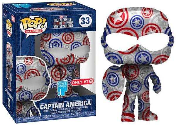 Captain America (Falcon & Winter Soldier, Artist Series, No Stack) 33 - Target Exclusive - ToylandEU