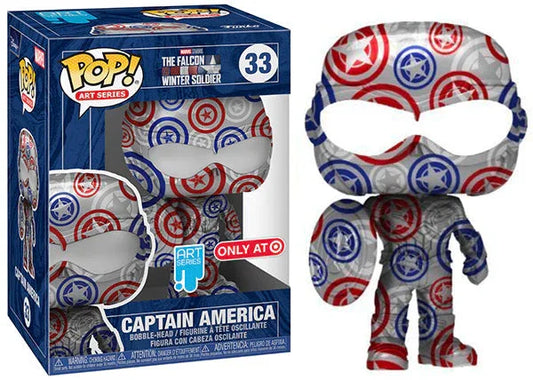 Captain America (Falcon & Winter Soldier, Artist Series, No Stack) 33 - Target Exclusive - ToylandEU