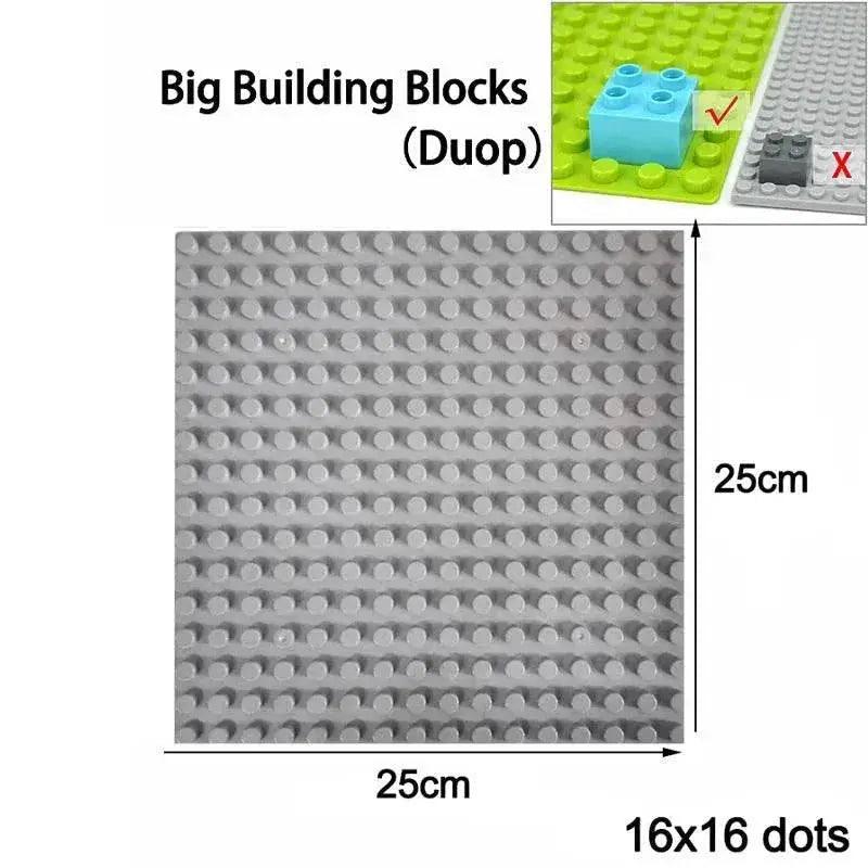  32x32 16x16 Dots Styles Plastic Assembly Blocks Base Plates -  ToylandEU™