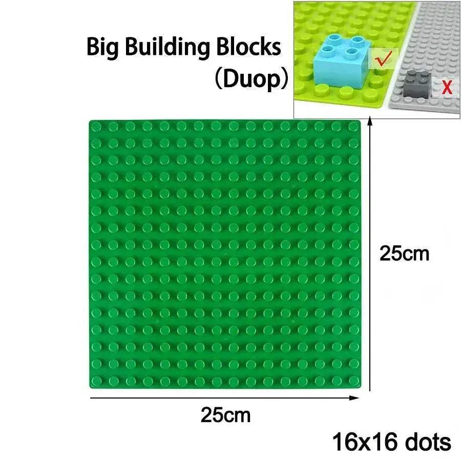 32x32 16x16 Dots Styles Plastic Assembly Blocks Base Plates - ToylandEU