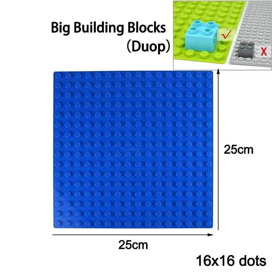 32x32 16x16 Dots Styles Plastic Assembly Blocks Base Plates - ToylandEU
