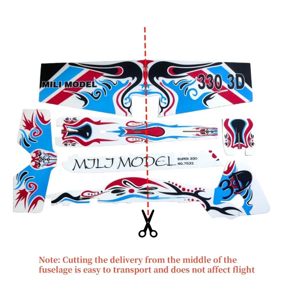 330 Rc Airplane 3D Mercury Fixed-Wing Magic Board Plane KIT - ToylandEU