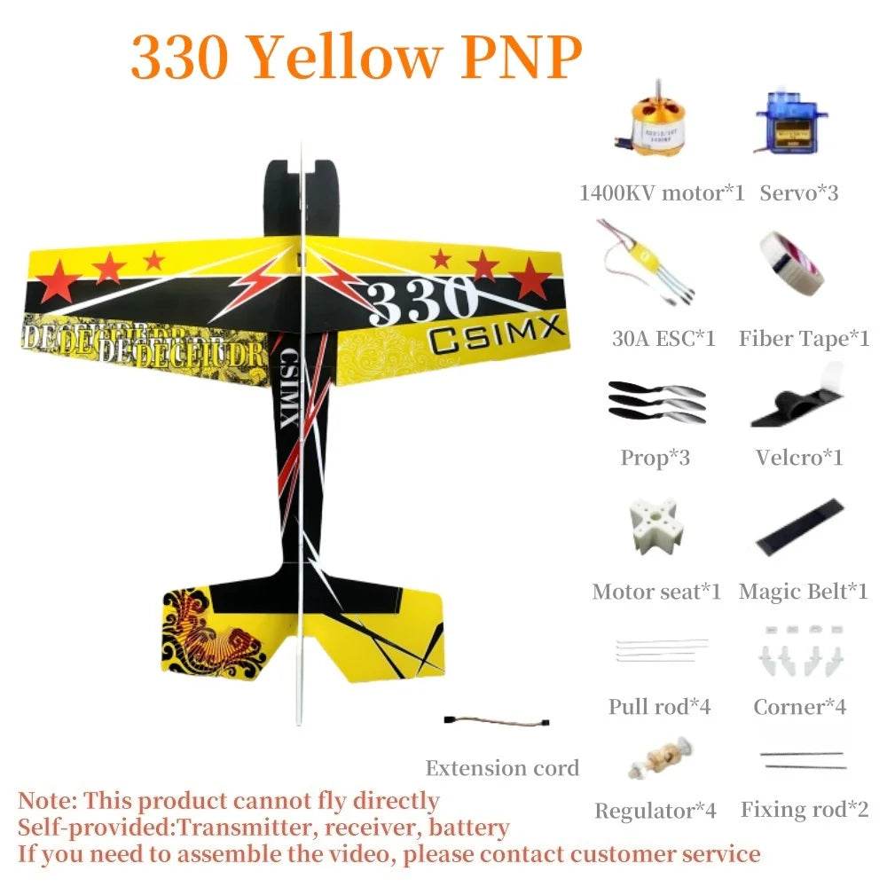 330 Rc Airplane 3D Mercury Fixed-Wing Magic Board Plane KIT - ToylandEU