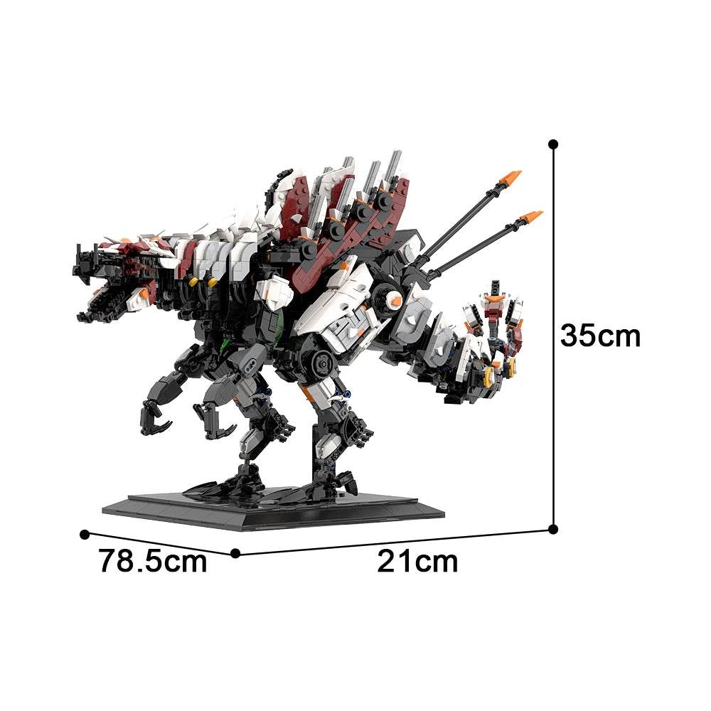 3316PCS MOC-165616 Horizon Slaughterspine Dinosaur Puzzle Bricks - ToylandEU