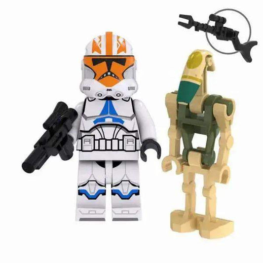 332nd Clone trooper Company & Battle Droid Star Wars Lego Minifigures Custom Toys - Minifigure Toys