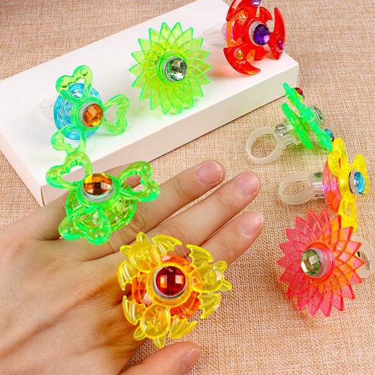 Kids' Luminous Fingertip Gyro Ring Toy | Sensory Toys