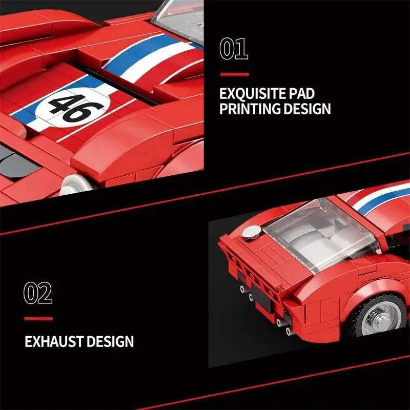 336PCS 250 GTO Car Building Block Creative City Vehicle - ToylandEU
