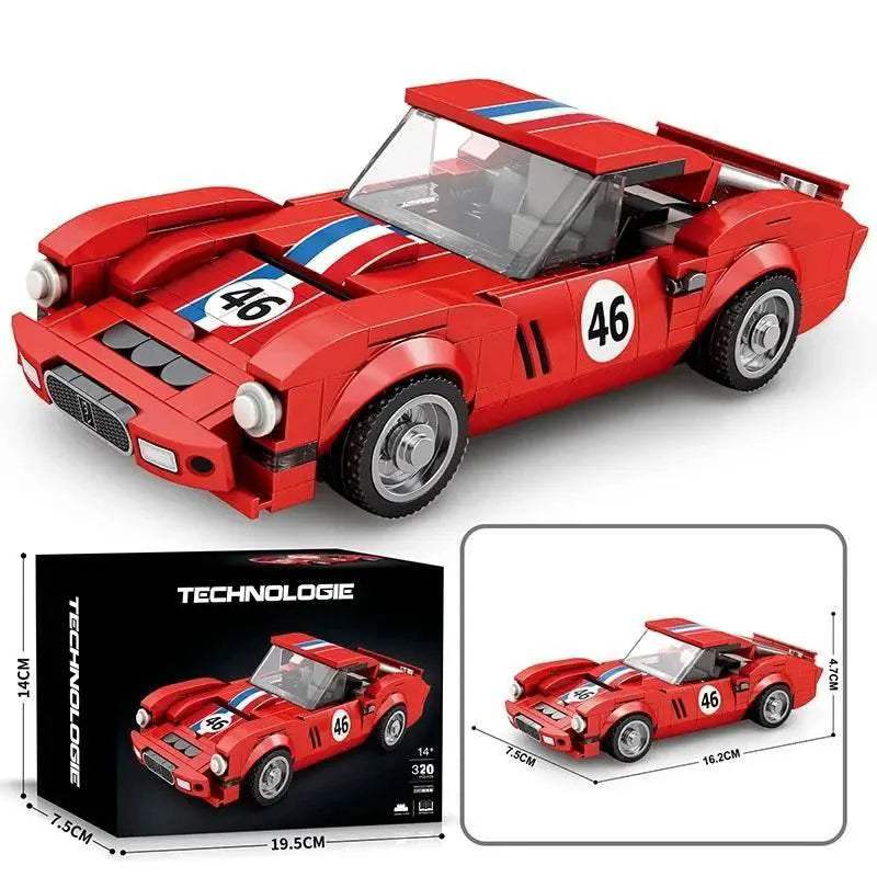 336PCS 250 GTO Car Building Block Creative City Vehicle - ToylandEU