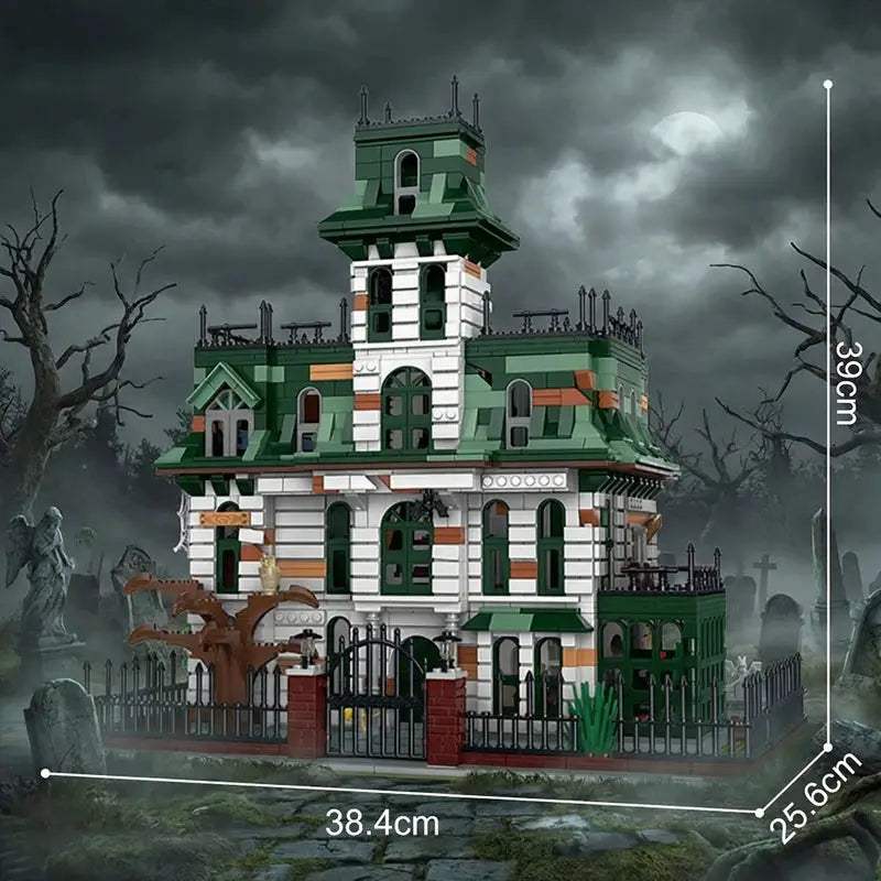 3378 Piece Adams Family House LEGO Compatible Castle Model - ToylandEU