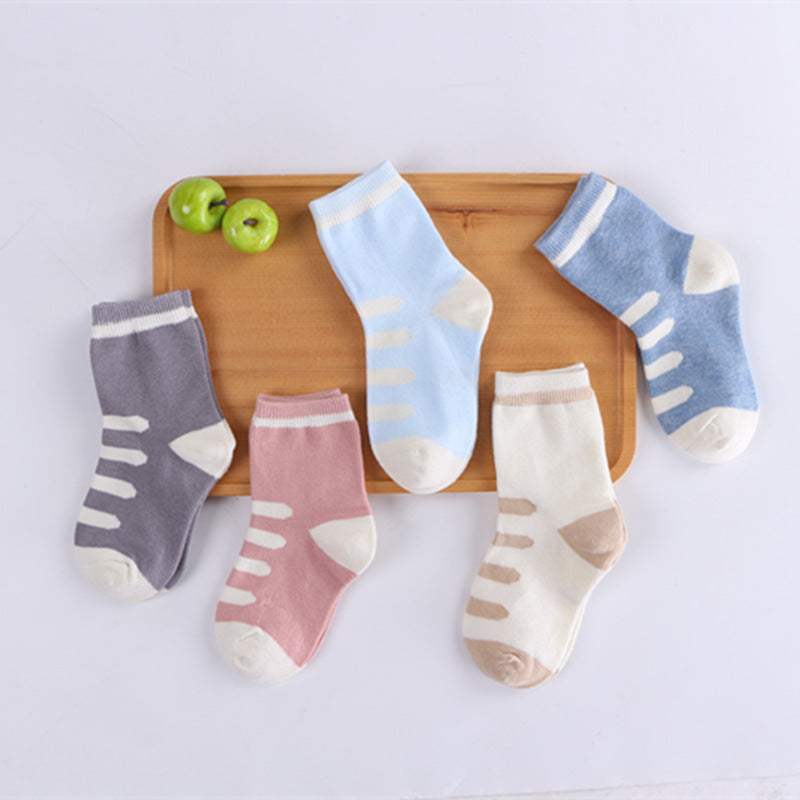 Baby Cartoon Combed Cotton Socks And Stockings | Jacquard