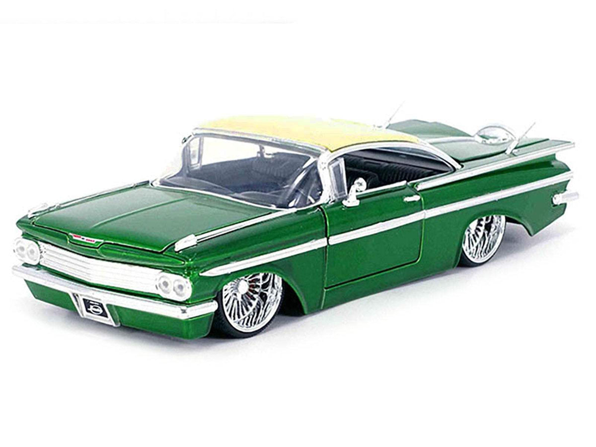 1959 Chevrolet Impala Lowrider | 1/24 Diecast | Metallic Green | Street Low