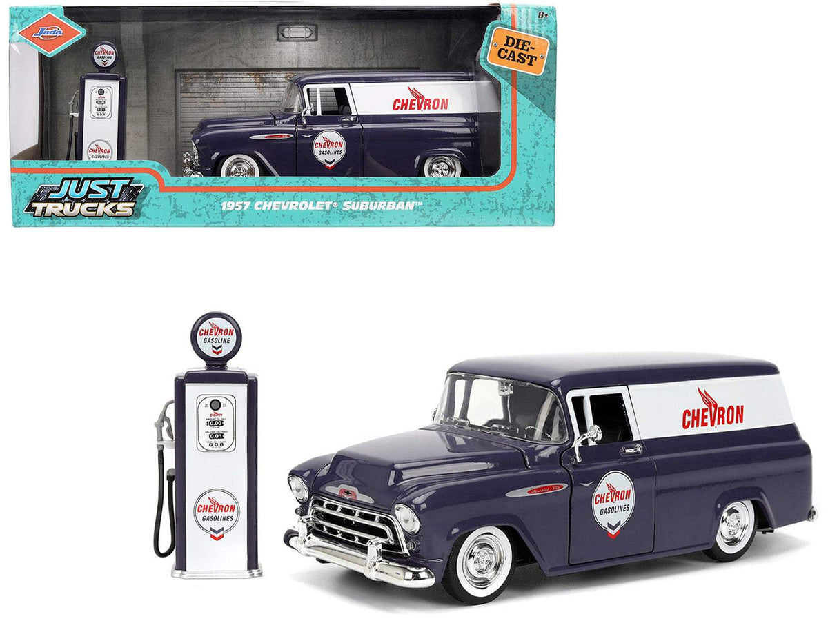 Diecast Car Model | 1/24 Scale | Opening Hood | 1957 Suburban
