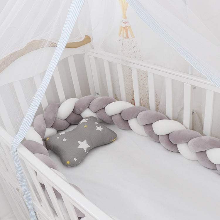 Braided Knot Crib Bumper | Anti-Collision