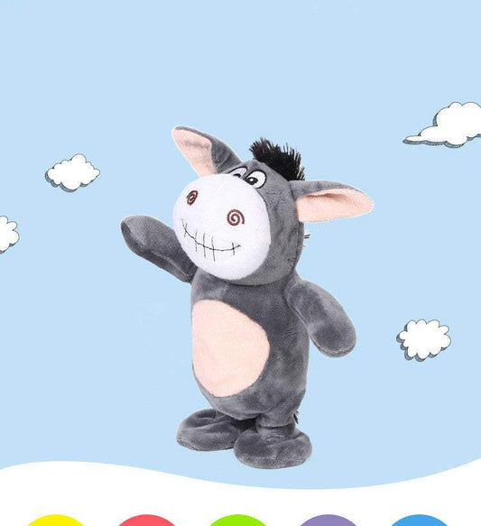 Electronic Robot Donkey Plush | Walks, Sings, Speaks