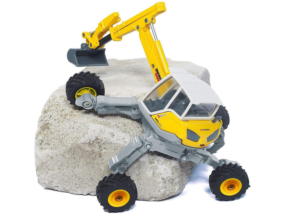 Menzi Muck M545 Walking Excavator Yellow with White Top | 1/50 Diecast Construction Model | Siku | Collector Quality
