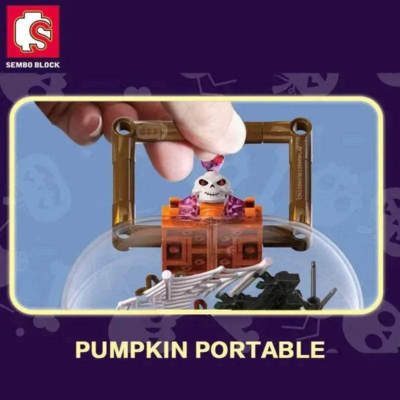 358PCS Halloween Toys Pumpkin Lantern Bricks DIY Model Kits - ToylandEU