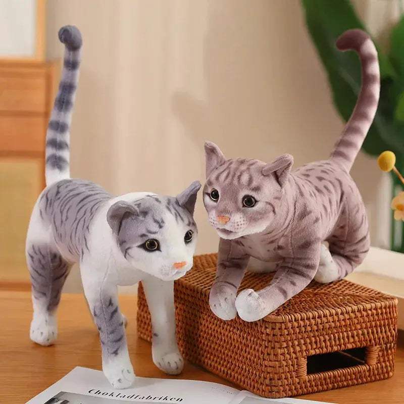 35cm Realistic Plush Cat Toy With UltraSoft Filling - ToylandEU