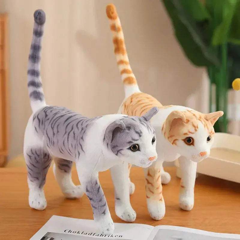 35cm Realistic Plush Cat Toy With UltraSoft Filling - ToylandEU