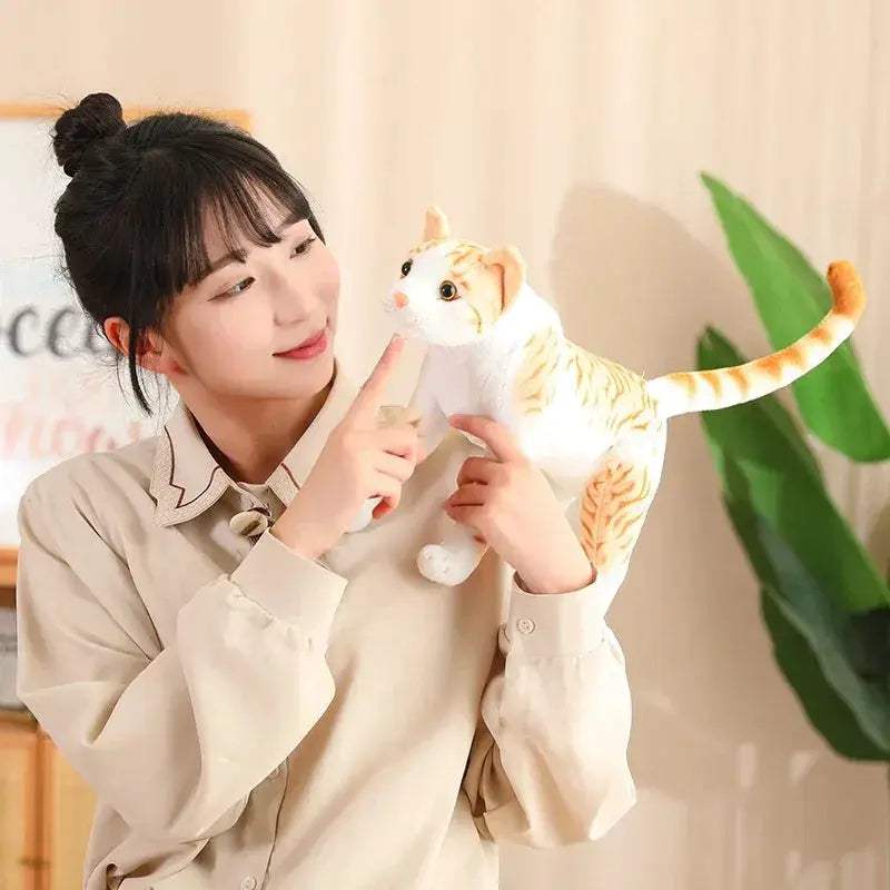 35cm Realistic Plush Cat Toy With UltraSoft Filling - ToylandEU
