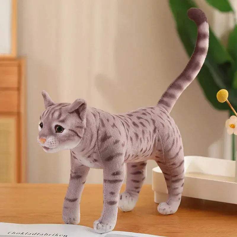 35cm Realistic Plush Cat Toy With UltraSoft Filling - ToylandEU