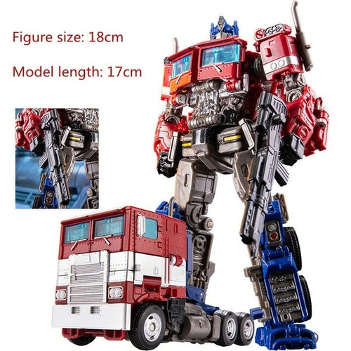 35cm Optimus Prime Transformation Action Figure - Alloy and Plastic Anime Robot Car ToylandEU.com Toyland EU