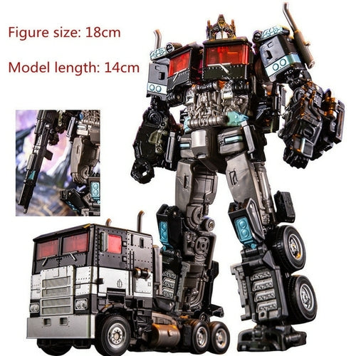 35cm Optimus Prime Transformation Action Figure - Alloy and Plastic Anime Robot Car ToylandEU.com Toyland EU