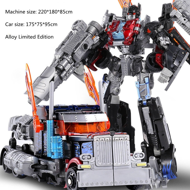 35cm Optimus Prime adaptable Action Figure - Alloy and Plastic Anime Robot Car - ToylandEU