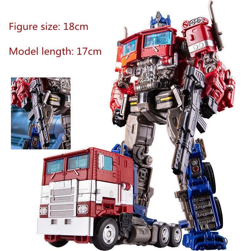 35cm Optimus Prime adaptable Action Figure - Alloy and Plastic Anime Robot Car - ToylandEU