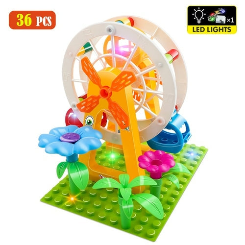 Big Size Marble Race Run Particle Scenes Led Light Slide - Creative and Educational Toy ToylandEU.com Toyland EU