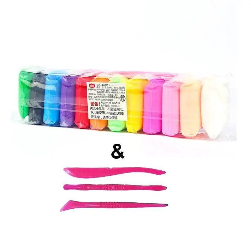  36 Color Air Dry Polymer Clay Set with Tools - Educational DIY Slime  -  ToylandEU™