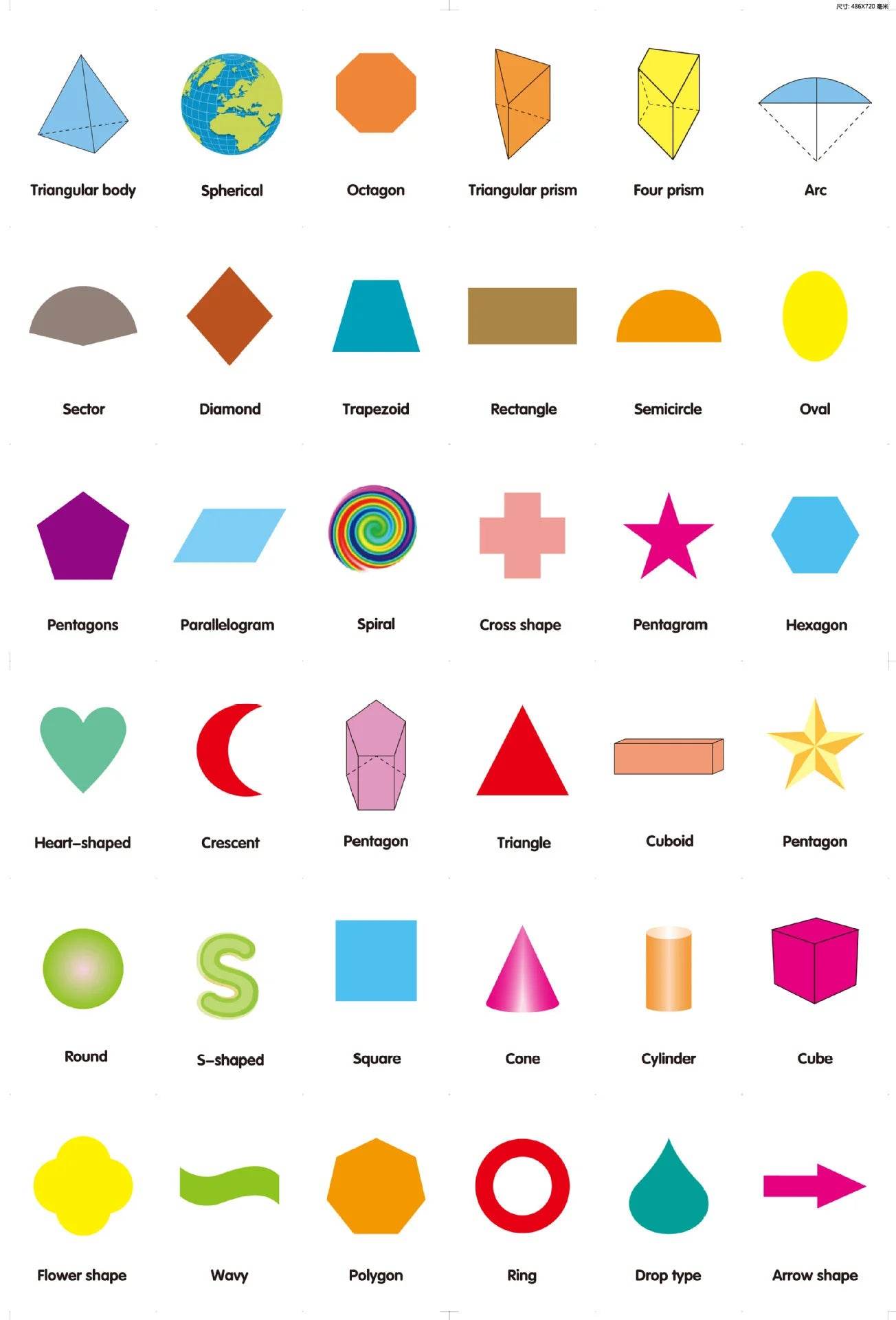 36Pcs Kids Cognition Card Shape Animal Color Teaching Baby English Learning Word Card Education Montessori Toys - ToylandEU