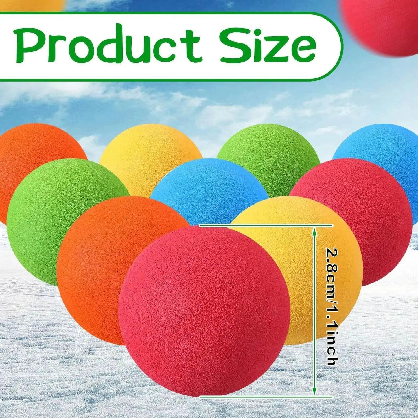  36 Pieces Round Balls for Duck Shooting Toys Kids Foam Blasters -  ToylandEU™