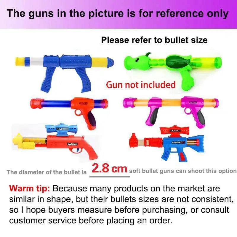  36 Pieces Round Balls for Duck Shooting Toys Kids Foam Blasters -  ToylandEU™