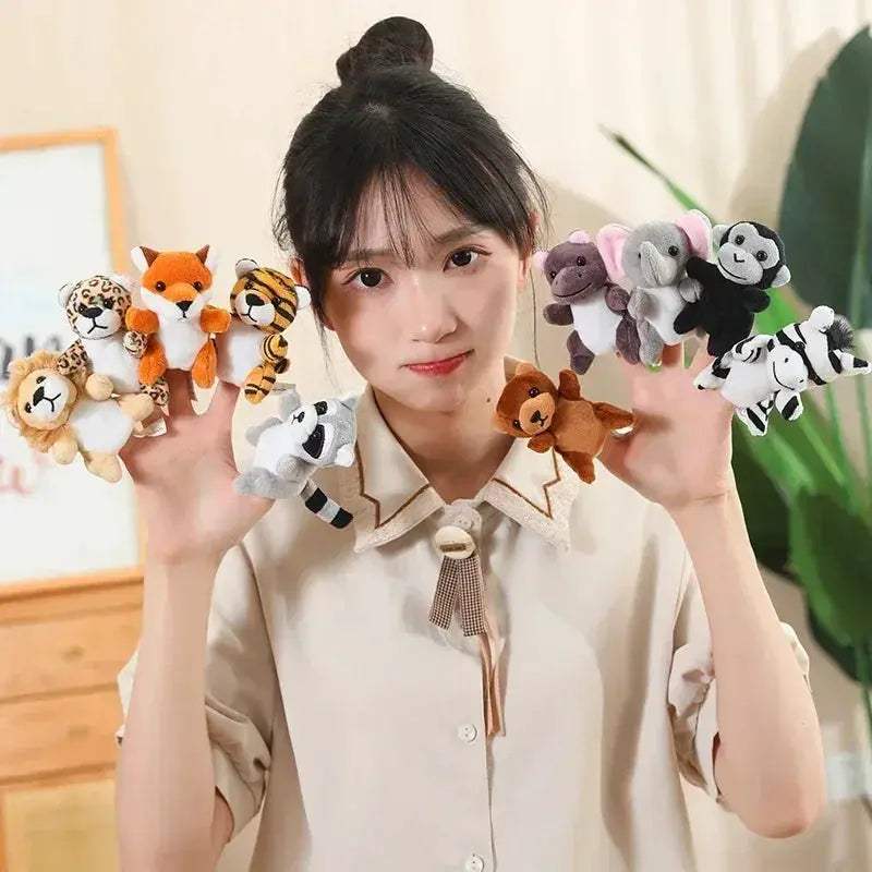 36 Styles Animal Finger Puppets Plush For Storytelling Fun - ToylandEU