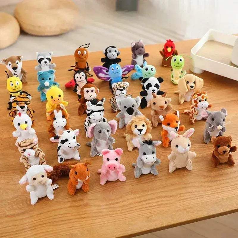 36 Styles Animal Finger Puppets Plush For Storytelling Fun - ToylandEU