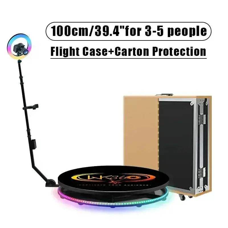 360 Photo Booth Machine With Logo Customization And Remote App - ToylandEU