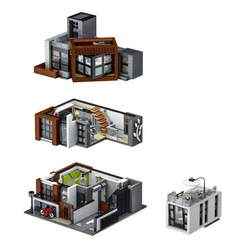 3623PCS City Modern Villa Building Blocks MOC Set For Kids - ToylandEU