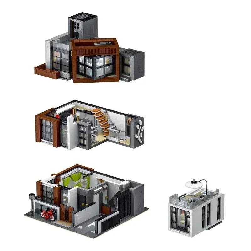 3623PCS City Modern Villa Building Blocks MOC Set For Kids - ToylandEU
