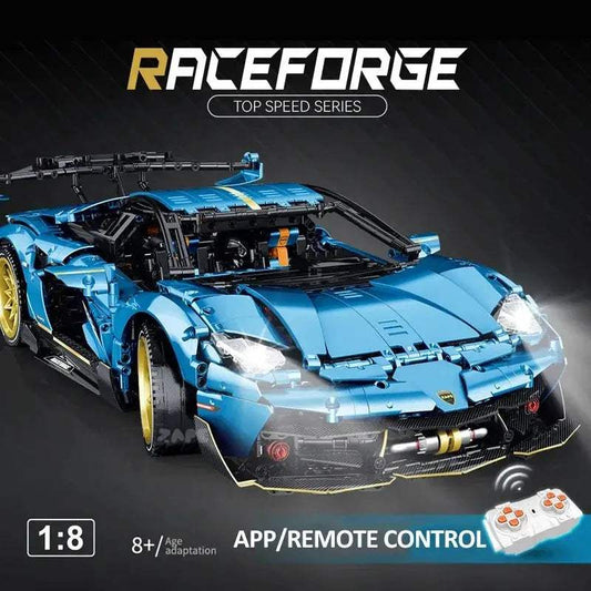 3655 Pieces 1x8 RC Supercar Building Blocks Set for Kids - ToylandEU