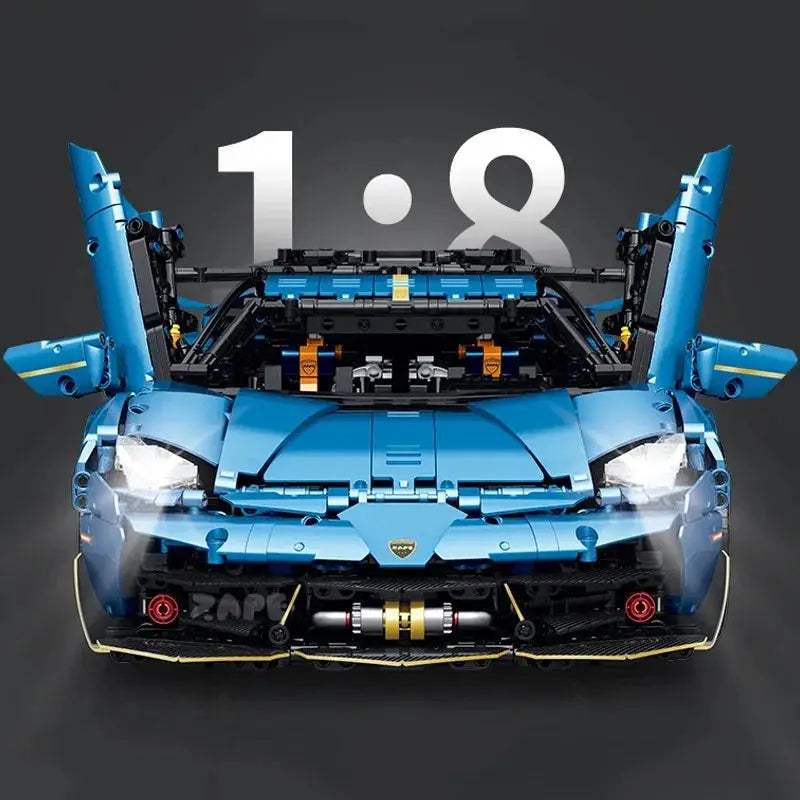 3655 Pieces 1x8 RC Supercar Building Blocks Set for Kids - ToylandEU