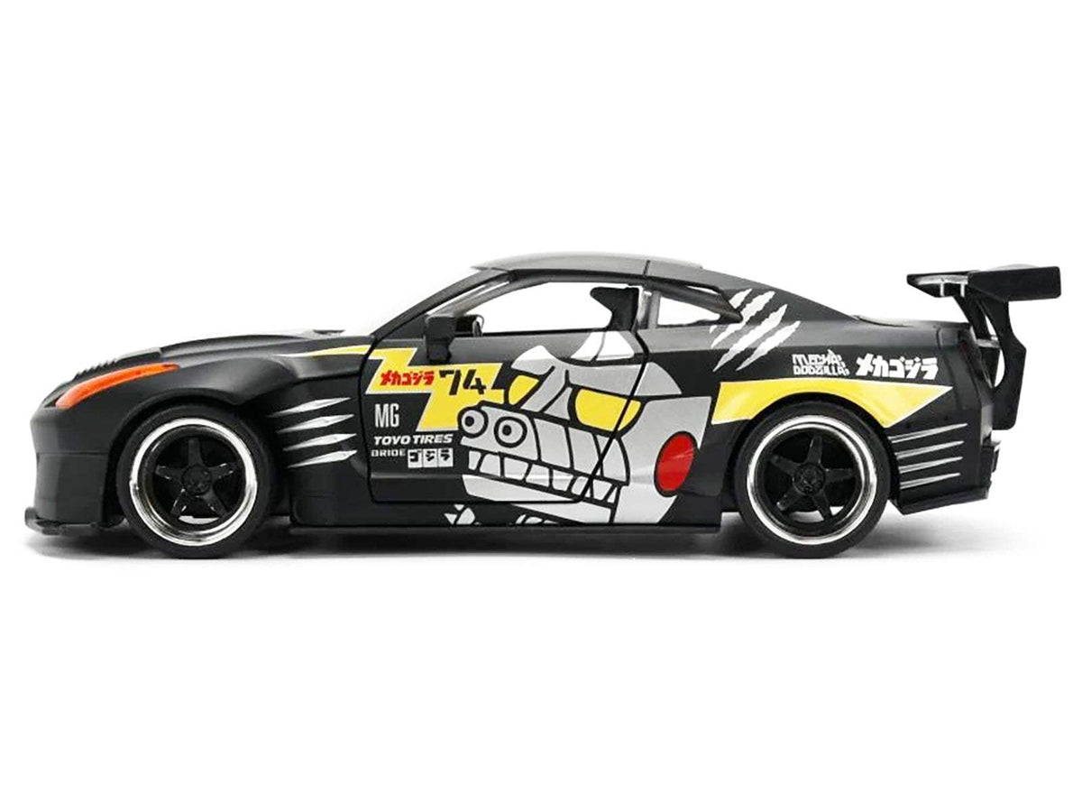 2009 Nissan GT-R (R35) Ben Sopra Matt Black | 1/24 Diecast Model Car | Jada | Mechagodzilla Series