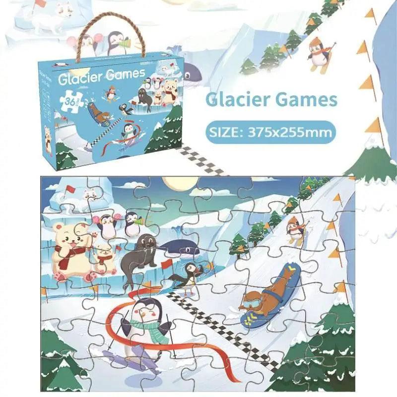  36pcs Carrying Jigsaw Puzzle Gift for Children 3-6 Years -  ToylandEU™