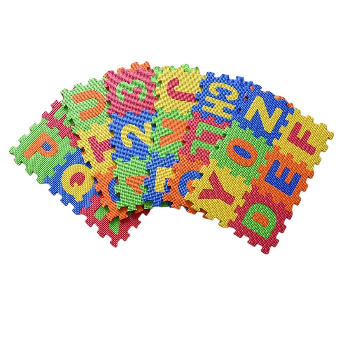 36pcs/Pack 14cm Big Mats Children EVA Foam Alphabet Numbers - ToylandEU