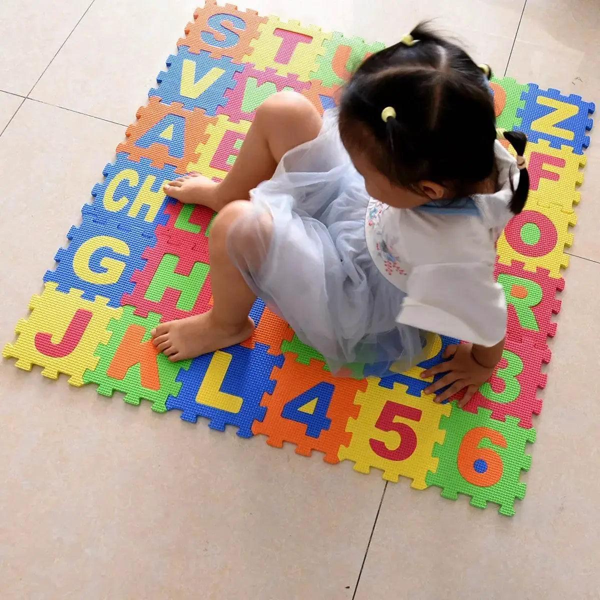  36pcs/Pack 14cm EVA Foam Alphabet Number Mats for Kids -  ToylandEU™