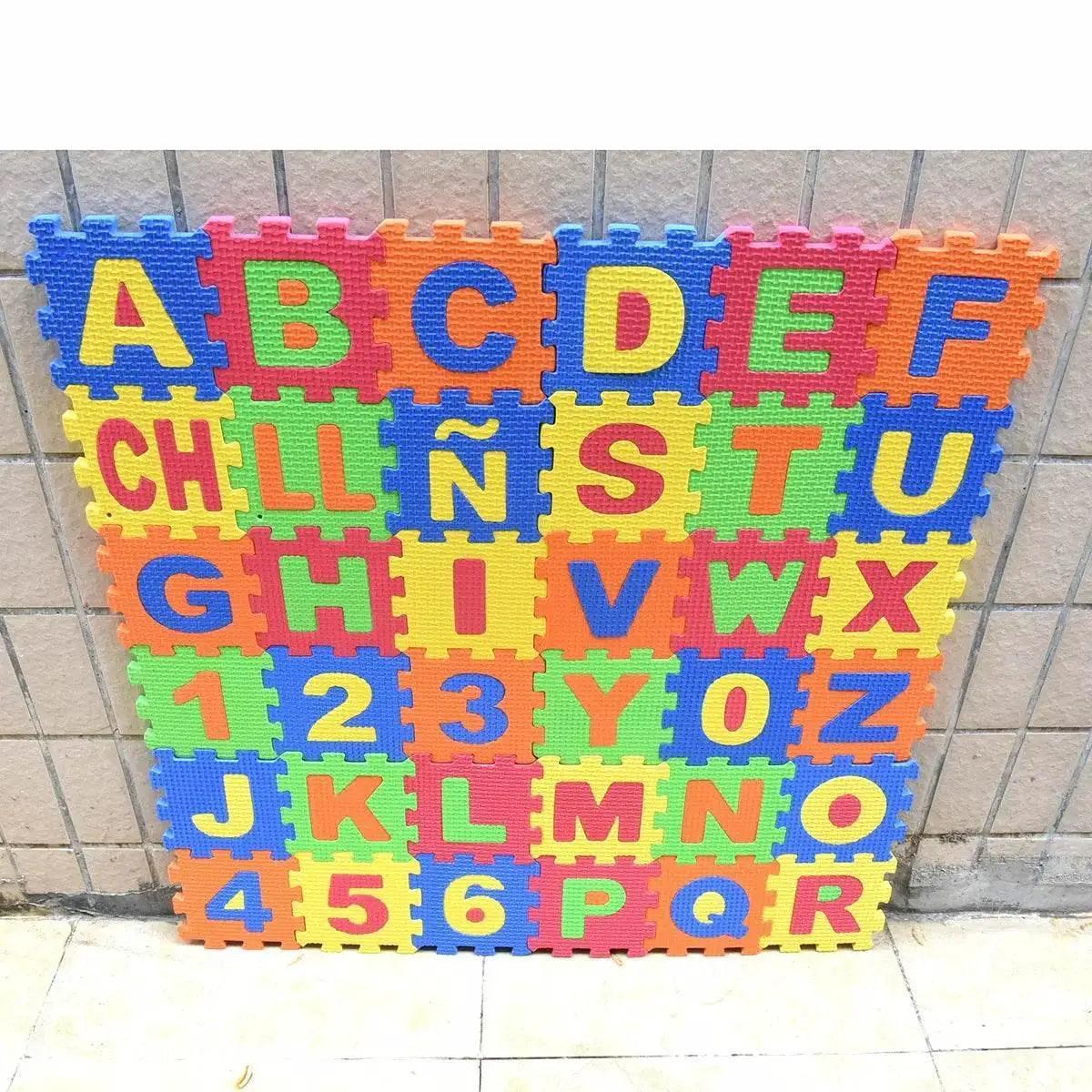  36pcs/Pack 14cm EVA Foam Alphabet Number Mats for Kids -  ToylandEU™