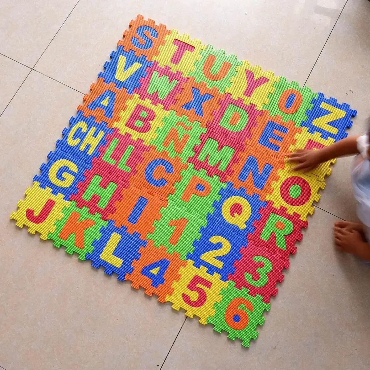 36pcs/Pack 14cm EVA Foam Alphabet Number Mats for Kids -  ToylandEU™